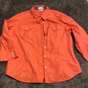 Coral Van Heusen button down